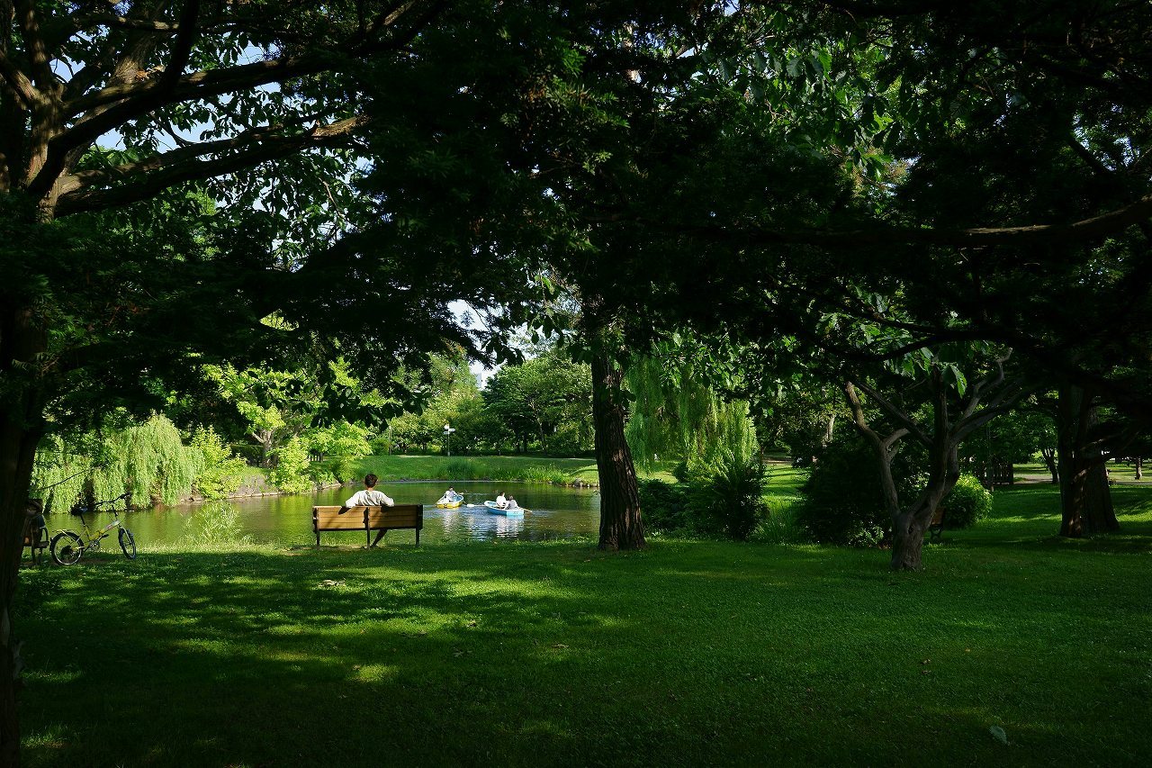 猛暑なのに涼しげな中島公園～前編_b0225108_22115199.jpg