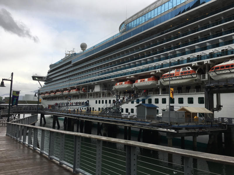 アラスカ ジュノー メンデンホール氷河とナゲット滝_f0054556_12255184.jpg