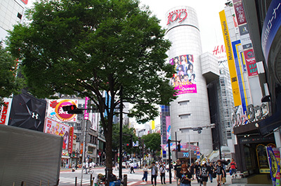 7月11日(火)の109前交差点_b0056983_15490316.jpg