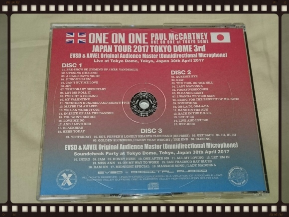 PAUL McCARTNEY / ONE ON ONE JAPAN TOUR 2017 TOKYO DOME 3RD 30th April_b0042308_23511661.jpg