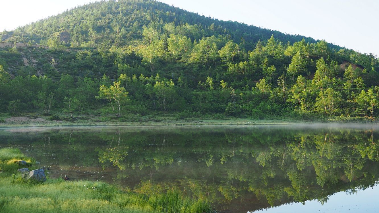 草津白根山・弓池　水鏡の奇跡出現！♪_a0031821_10533969.jpg