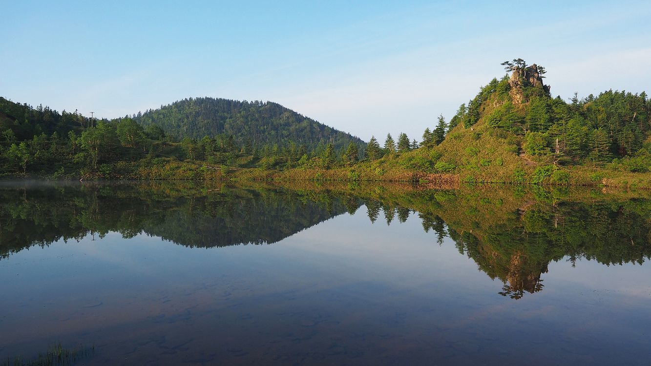 草津白根山・弓池　水鏡の奇跡出現！♪_a0031821_10582108.jpg