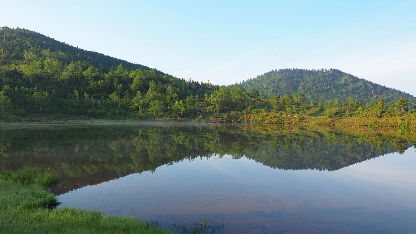 草津白根山・弓池　水鏡の奇跡出現！♪_a0031821_10595595.jpg