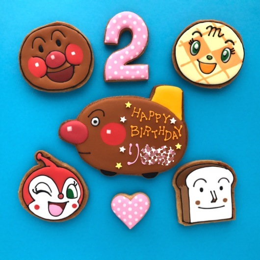 オーダーメイドクッキー アンパンマン La Vita Happy Cookies オーダーメイドクッキー アンパンマン La Vita Happy Cookies