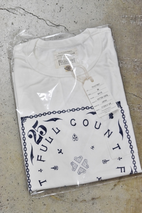 夏本番に、コチラのTEE も推し!ですね~・・・FULL COUNT PRINT TEE!★!_d0152280_22453835.jpg