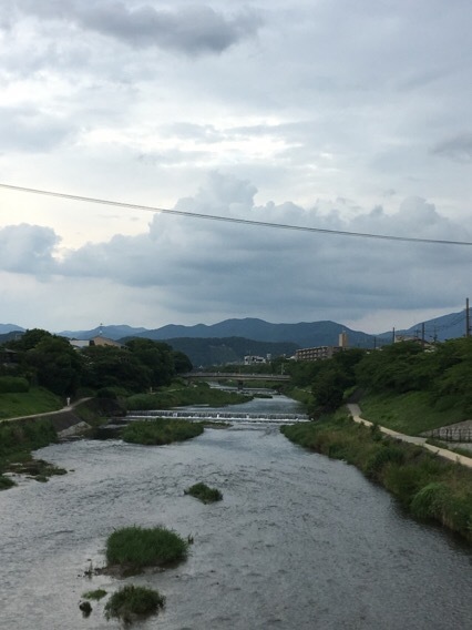 夕方の賀茂川と高野川_f0363168_08285564.jpg