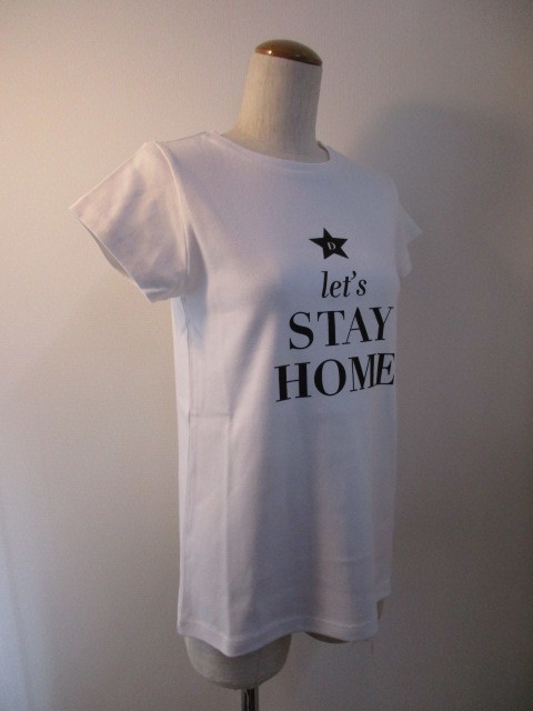 DOUBLE STANDARD CLOTHING　let\'s STAY HOME Tシャツ_e0076692_18402877.jpg