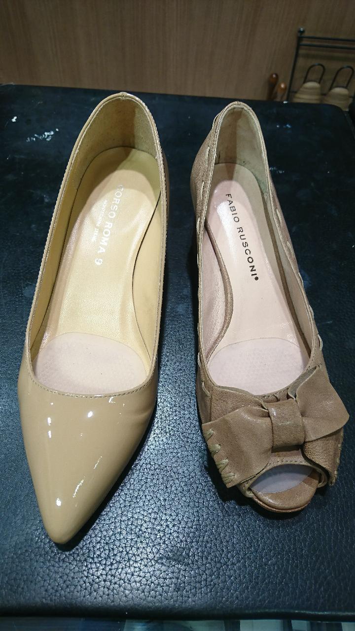パンプス サンダル 女性の足元をクリアに シューケア靴磨き工房 ルクアイーレ イセタンメンズスタイル 紳士靴 婦人靴のケア 修理