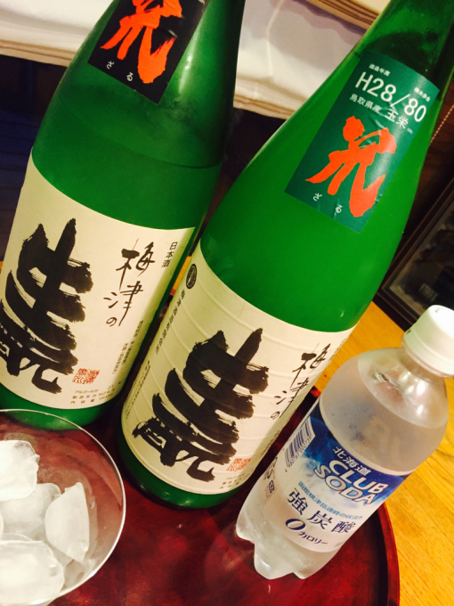 「 梅津の生酛 」が各種ずらっと入荷してます ☆ 「 笊・山田錦 」と「 笊・玉栄 」は80%と60%、そこに「 おり酒 」も加わってだくだくに濁ってますw_d0051031_08571034.jpg