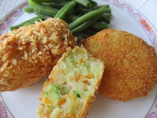 元気の出る畑の野菜コロッケ（croquettes）_f0361764_23404792.jpg