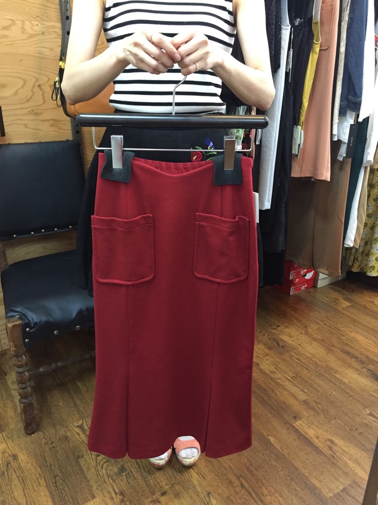 リリーブラウン Lily brown ポンチタイトスカート : dimanche
