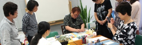 日本郵便のはがきに絵を描こう講座１期_f0071893_12450342.jpg