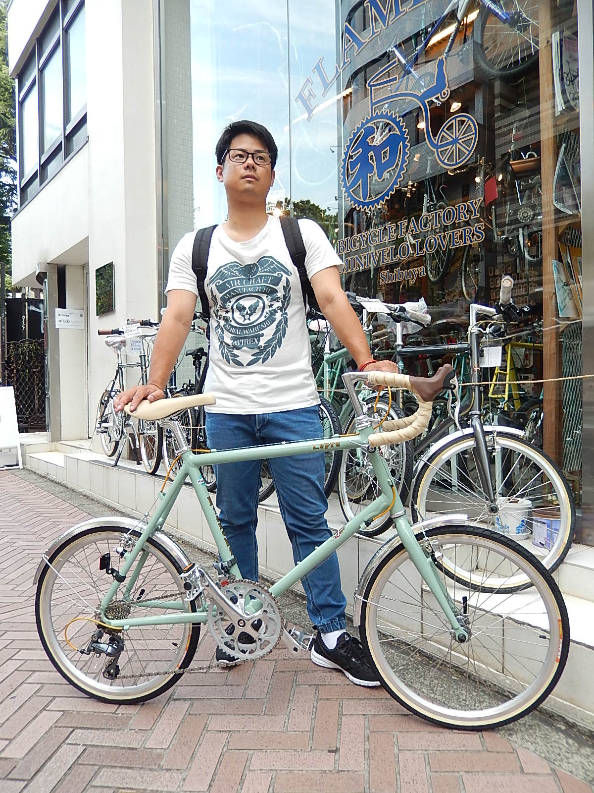 7月17日　渋谷　原宿　の自転車屋　FLAME bike前です_e0188759_19453830.jpg