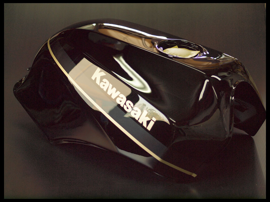 GPZ900R 黒／金（改） : OS DESIGN BLOG