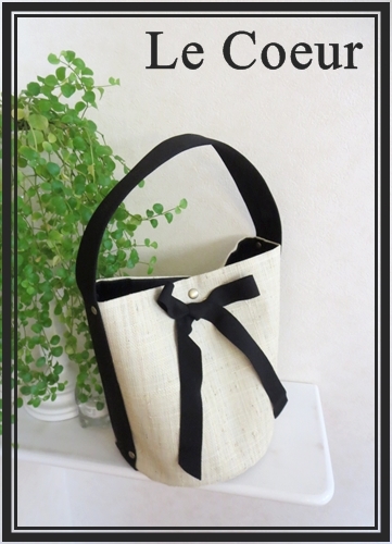 自宅レッスン バケツ型かごBAG_f0305451_22441801.jpg