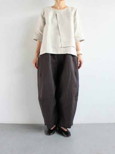 Worker’s Nobility　SQUARE SHIRT / ecru linen _b0139281_18253137.jpg