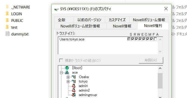 OES Linux ファイルサーバーのファイルアクセス権限の付け替え_a0056607_11075388.jpg