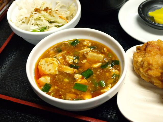 札幌 中国料理 布袋 (ザンギ定食 B)_d0153062_9371017.jpg