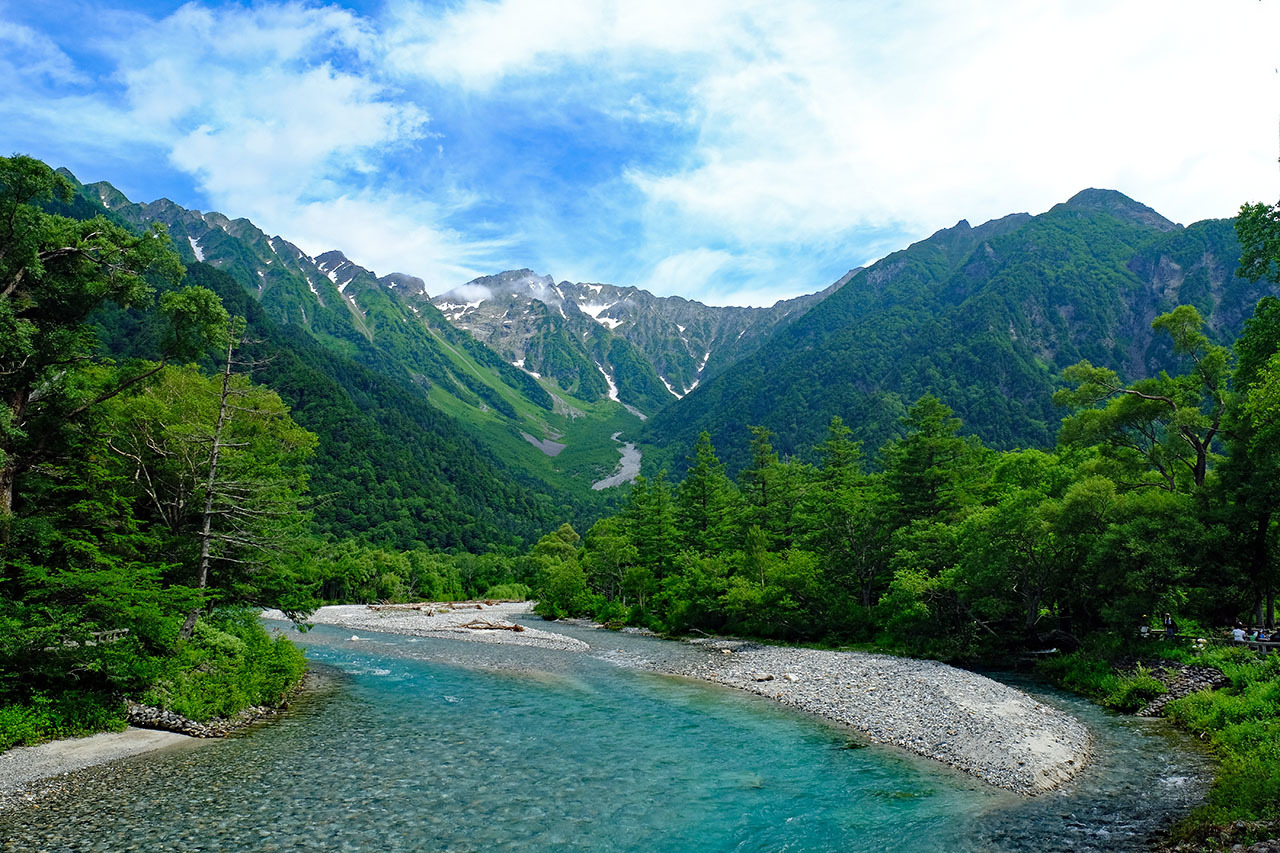 穂高連峰・梓川・河童橋_e0096372_09162012.jpg