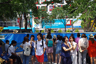 7月18日(火)の109前交差点_b0056983_11052155.jpg