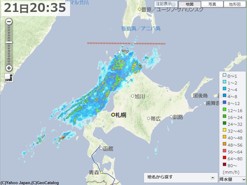 曇天、湿度高く風やや強し、この後大雨警報_c0025115_20484928.jpg