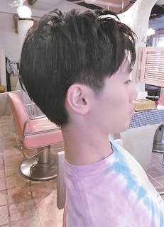 真夏メンズカット_a0123703_19443520.jpg