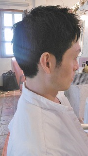 真夏メンズカット_a0123703_19443930.jpg