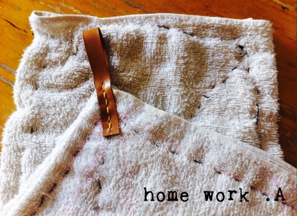 夏休みの宿題 手縫い雑巾 Noix ノワ 真鍮 銀 自然素材 てしごと作家綴り