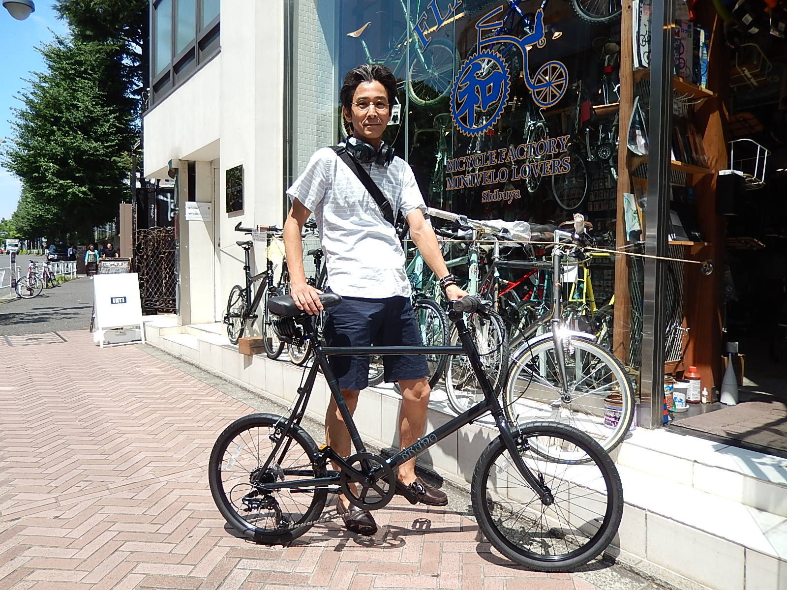 7月22日　渋谷　原宿　の自転車屋　FLAME bike前です_e0188759_18331518.jpg
