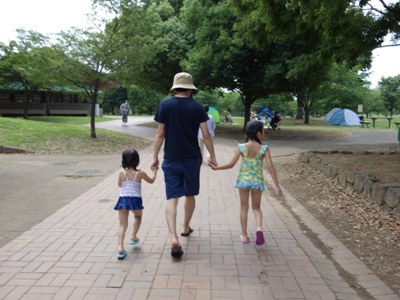舎人公園じゃぶじゃぶ池 ふんわり日和