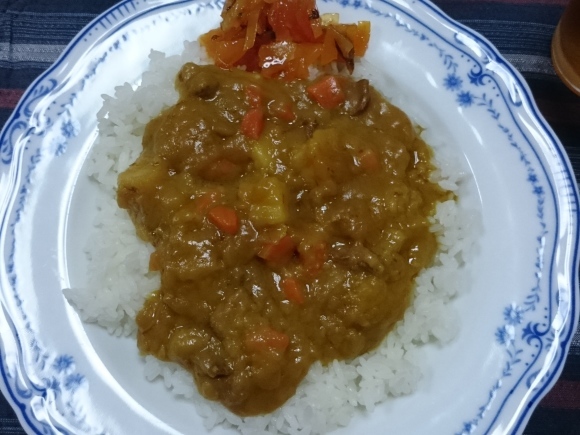 7/23 大塚食品 沖縄限定・初代ボンカレーちゅうから_b0042308_22153399.jpg