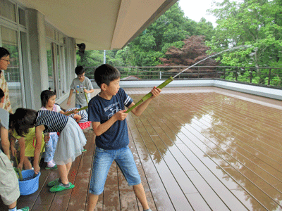 県民の森竹クラフト講座　水ようかんと水てっぽう作り_f0140773_15004449.gif