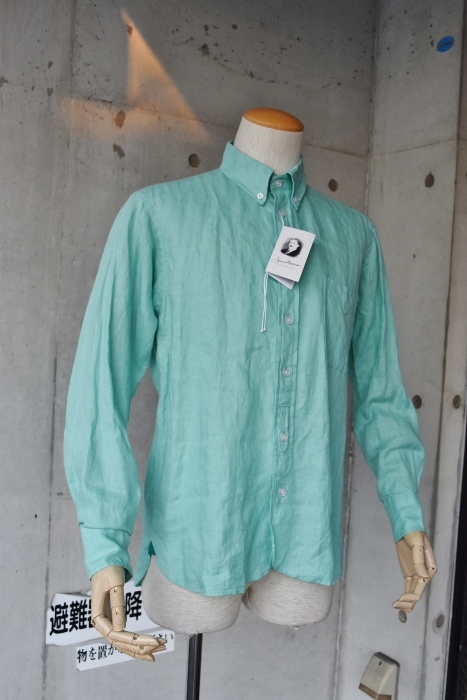LINEN(麻) SHIRTS James Mortiomer お買い得企画★・其の①_d0152280_14545711.jpg