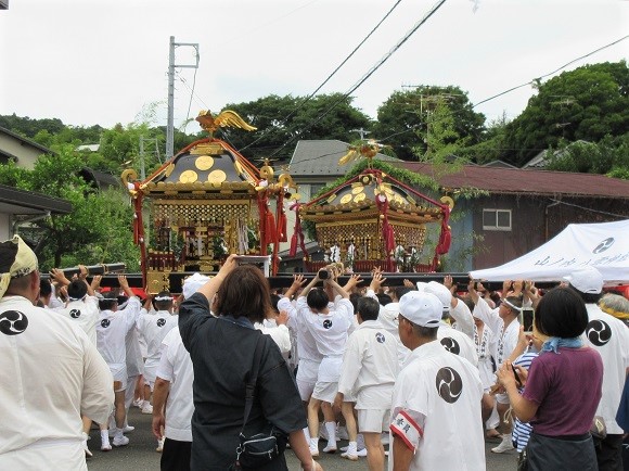 山ノ内八雲神社の行合祭（北鎌倉駅前‐天王屋敷）(2017.07.23)_e0245404_151285.jpg