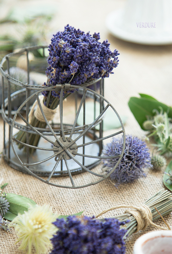 ドライラベンダーの花飾り Verdure ヴェルデュール花教室 花暮らしブログ