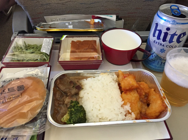 金浦 羽田アシアナ航空の機内食 さくらの韓国ソウル旅行 東京旅行 美容love