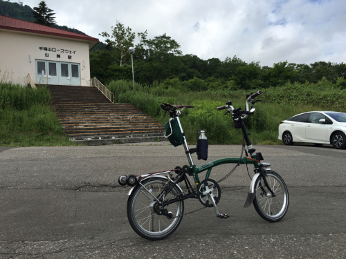 手稲山朝練 〜BROMPTON 六発目〜_d0335265_22590681.jpg