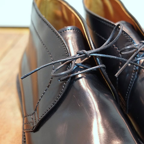 Alden CHUKKA(CORDOVAN) -BLACK- #1340 入荷!!_e0152373_16561667.jpg