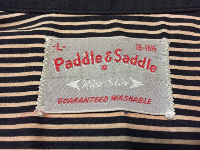 7月26日(水)大阪店ヴィンテージ入荷!!#5 Vintage Shirt編! Paddle&Saddle&Souvenir!!_c0078587_17103377.jpg