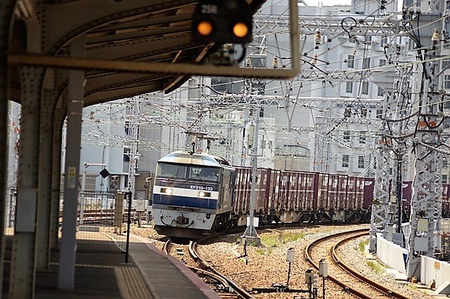 藤田八束の鉄道写真@トワイライトエキスプレスの思い出写真、須磨浦公園のスーパーはくと、神戸の街を走る貨物列車桃太郎_d0181492_21210828.jpg