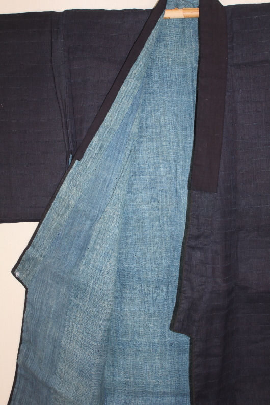古布　木綿　藍染麻　岩手　Japanese Antique Textile Indigo Hemp_c0325097_2029216.jpg