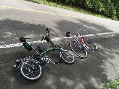 手稲山朝練 〜BROMPTON 六発目〜_d0335265_08004514.jpg