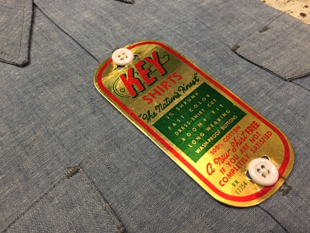 7月26日(水)大阪店ヴィンテージ入荷!!#6 Work編! NOS \"BIG MIKE\"&\"OSHKOSH\"&\"KEY\"!!_c0078587_2472689.jpg