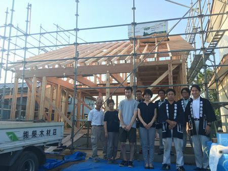 つくば市内で上棟式がございました。_a0059217_08581662.jpg