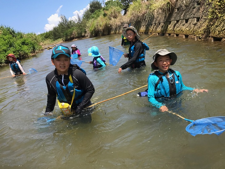 わんぱく冒険学校A〔１日目〕さぁ、最初の冒険は川遊び！河口から上流に向かって遡り、エビやウナギを探そう！_d0363878_13511777.jpg