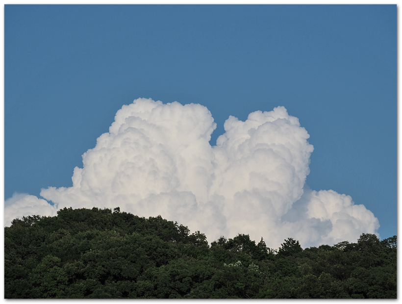8月のお題 － 「夏雲」 : 下坂中学校 写真部 Ⅱ