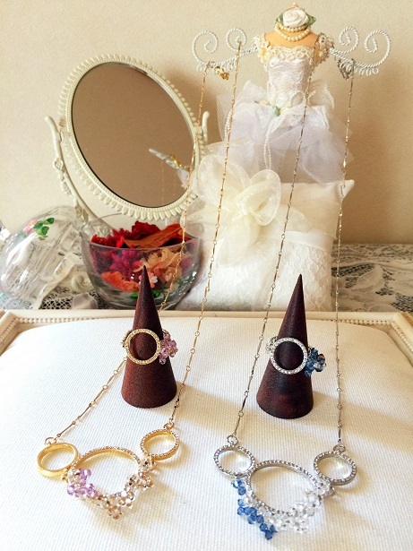 ❀Soap Bubbles Necklace & Ring❀_c0368764_14533204.jpg