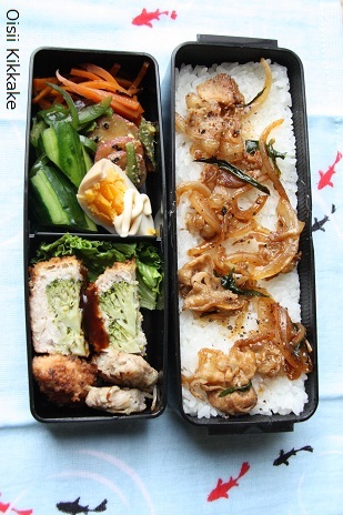 【　ムスコ弁当＆ワタシ弁当 vol.39 　】_a0206881_21205445.jpg