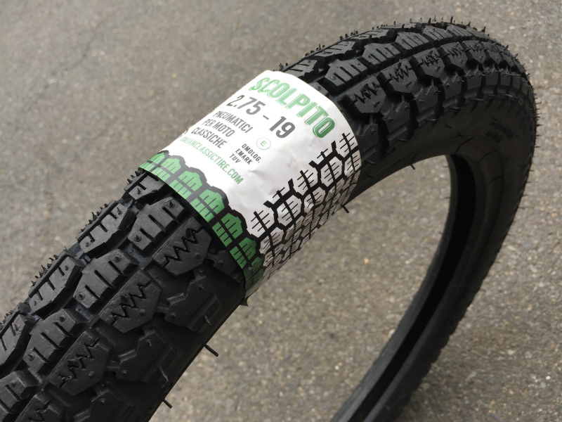 イタリアンビンテージ用タイヤ入荷。 : Bat Motorcycles Italian