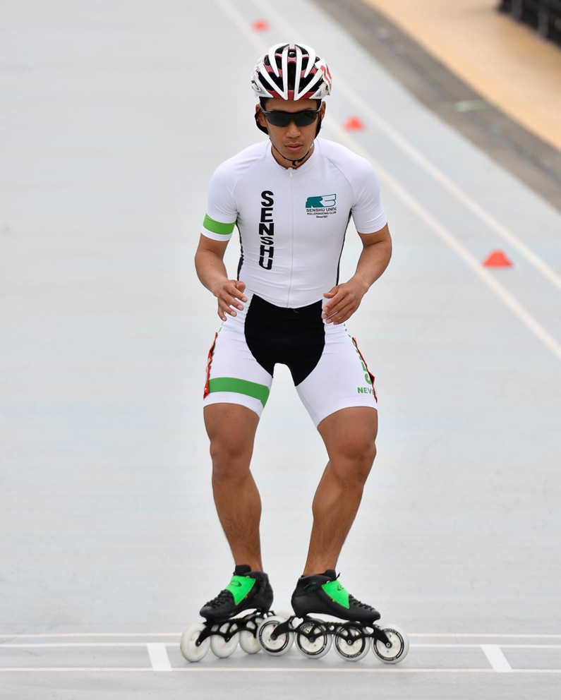 専修大学・インラインスピードスケート:座間 天平(ざま てんぺい)選手を金栄堂サポート!_c0003493_15094627.jpg